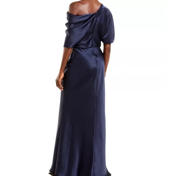green emerald velvet dress Amsale Evening Dress P463J